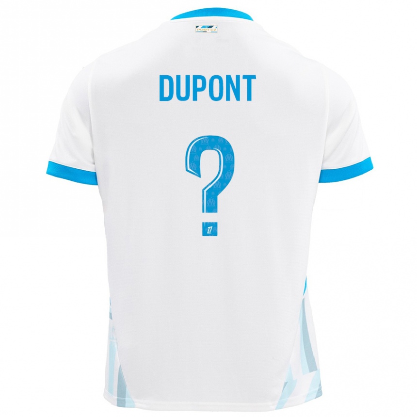 Kids Football Hugo Dupont #0 White Sky Blue Home Jersey 2024/25 T-Shirt Australia