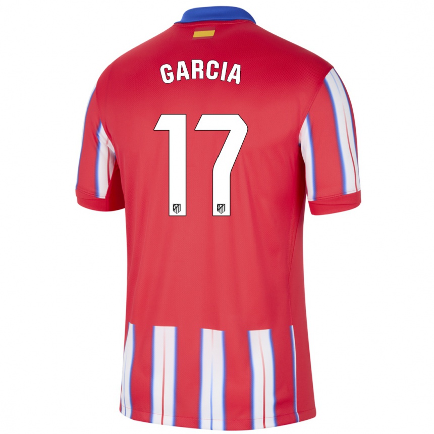 Kids Football Gaby García #17 Red White Blue Home Jersey 2024/25 T-Shirt Australia