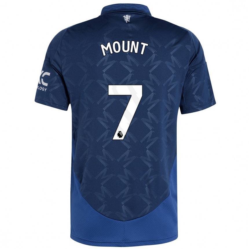 Kids Football Mason Mount #7 Indigo Away Jersey 2024/25 T-Shirt Australia