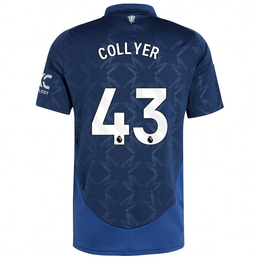 Kids Football Toby Collyer #43 Indigo Away Jersey 2024/25 T-Shirt Australia