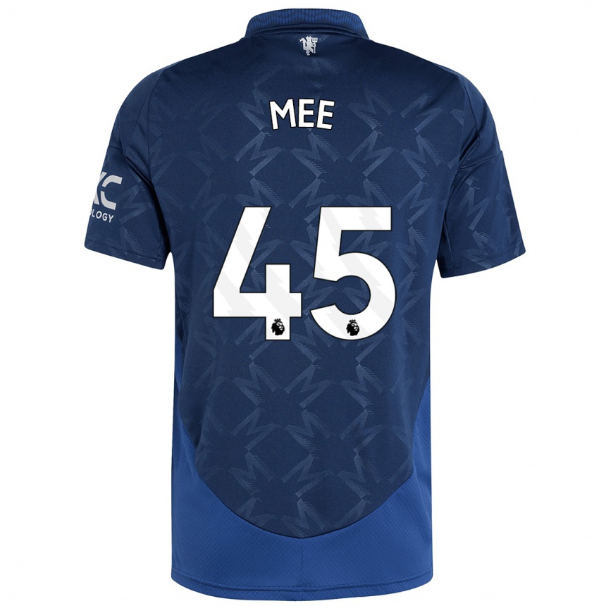 Kids Football Dermot Mee #45 Indigo Away Jersey 2024/25 T-Shirt Australia