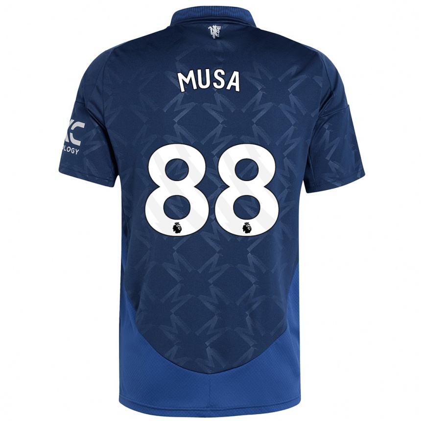 Kids Football Victor Musa #88 Indigo Away Jersey 2024/25 T-Shirt Australia