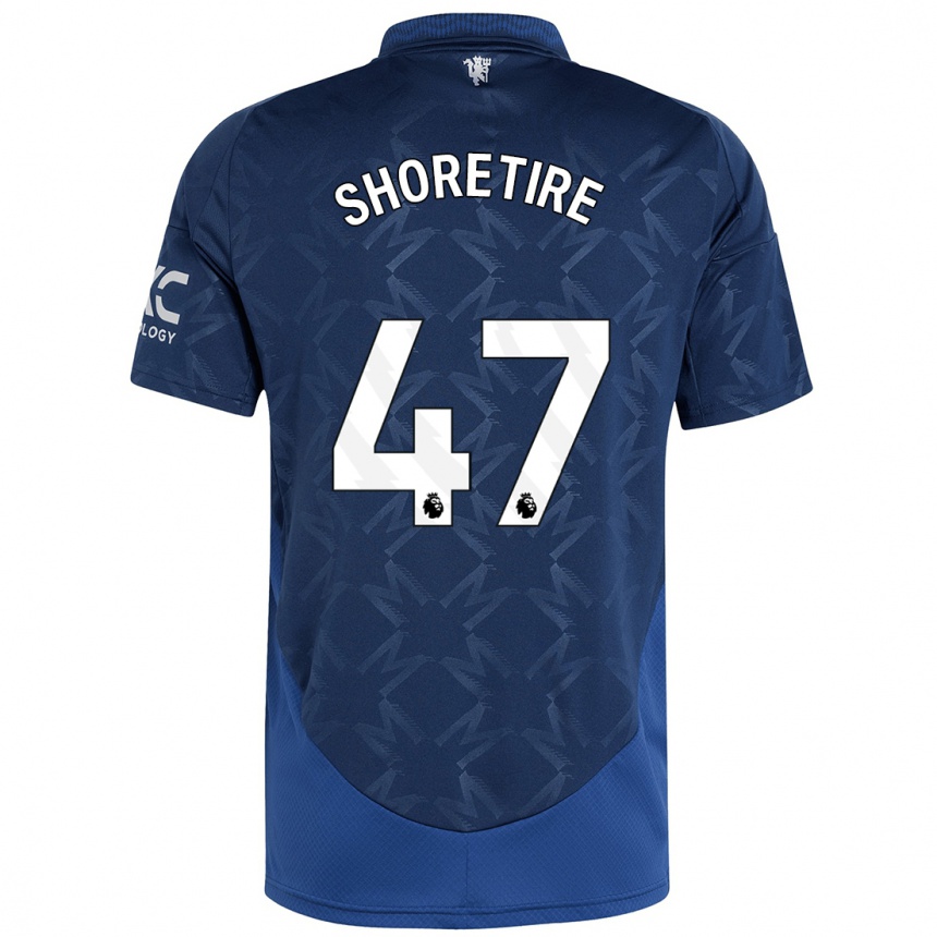 Kids Football Shola Shoretire #47 Indigo Away Jersey 2024/25 T-Shirt Australia