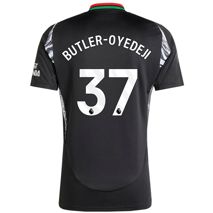 Kids Football Nathan Butler-Oyedeji #37 Black Away Jersey 2024/25 T-Shirt Australia