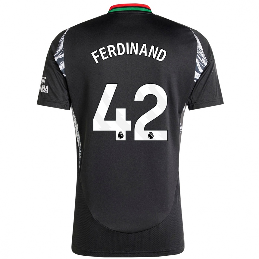 Kids Football Seb Ferdinand #42 Black Away Jersey 2024/25 T-Shirt Australia