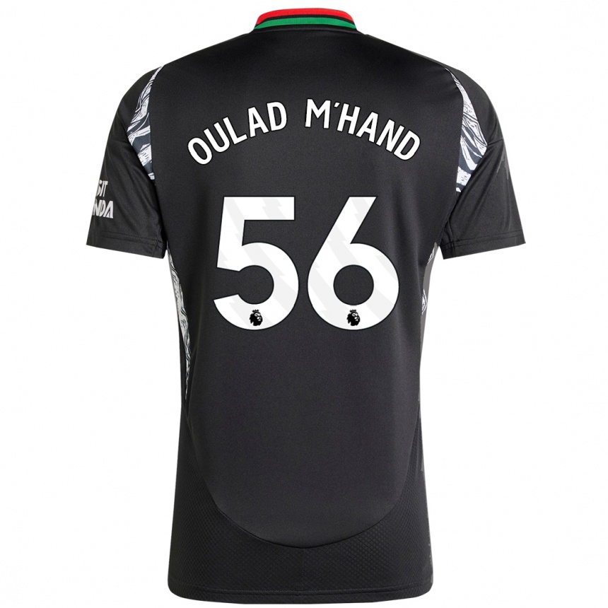 Kids Football Salah-Eddine Oulad M'hand #56 Black Away Jersey 2024/25 T-Shirt Australia