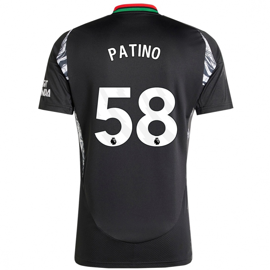 Kids Football Charlie Patino #58 Black Away Jersey 2024/25 T-Shirt Australia