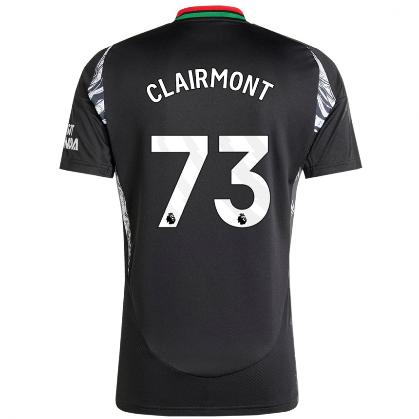 Kids Football Reece Clairmont #73 Black Away Jersey 2024/25 T-Shirt Australia