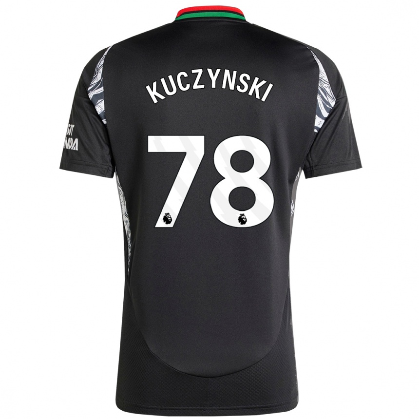 Kids Football Max Kuczynski #78 Black Away Jersey 2024/25 T-Shirt Australia