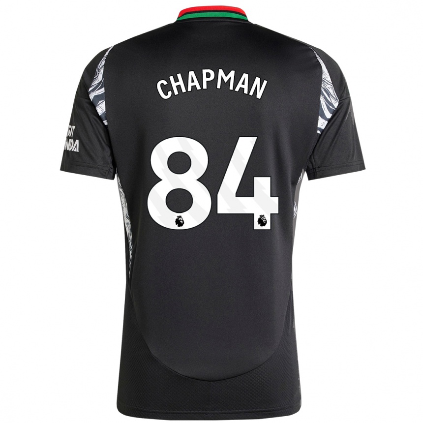 Kids Football Samuel Chapman #84 Black Away Jersey 2024/25 T-Shirt Australia