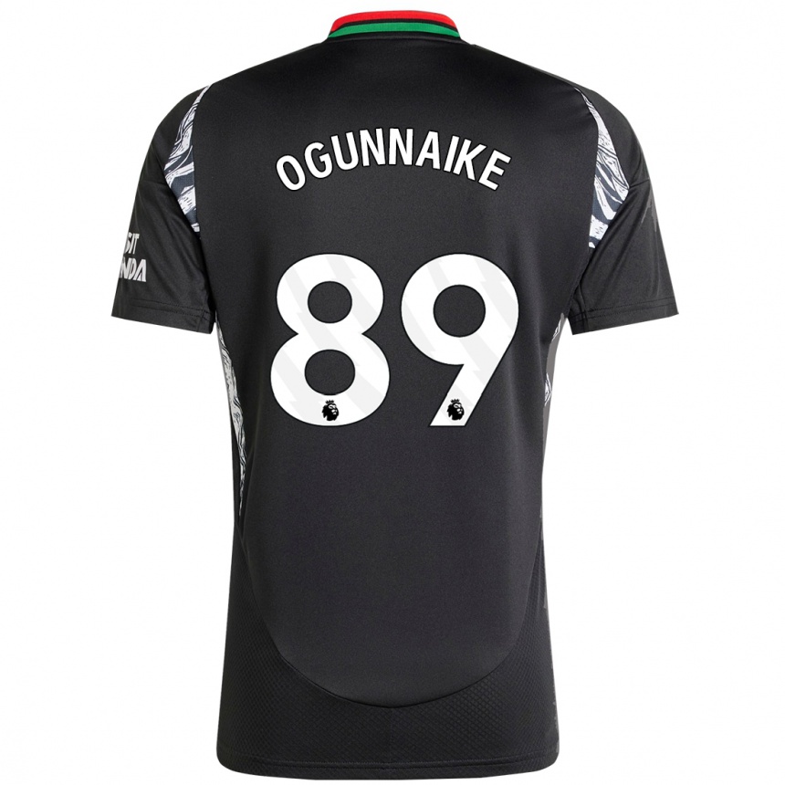 Kids Football Josh Ogunnaike #89 Black Away Jersey 2024/25 T-Shirt Australia