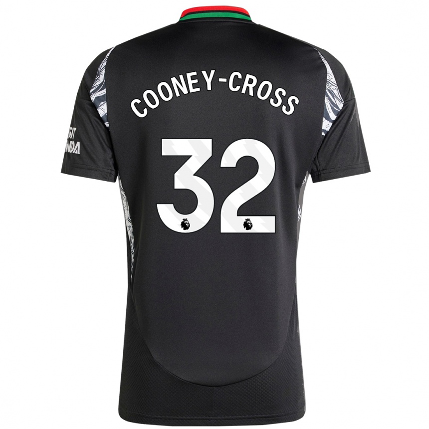 Kids Football Kyra Cooney-Cross #32 Black Away Jersey 2024/25 T-Shirt Australia