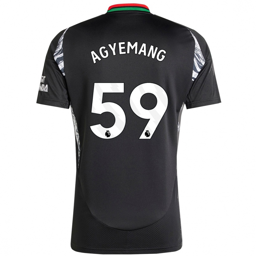 Kids Football Michelle Agyemang #59 Black Away Jersey 2024/25 T-Shirt Australia