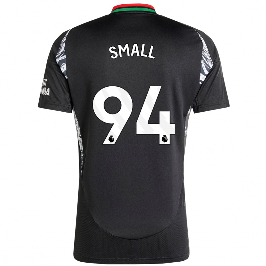 Kids Football Coby Small #94 Black Away Jersey 2024/25 T-Shirt Australia