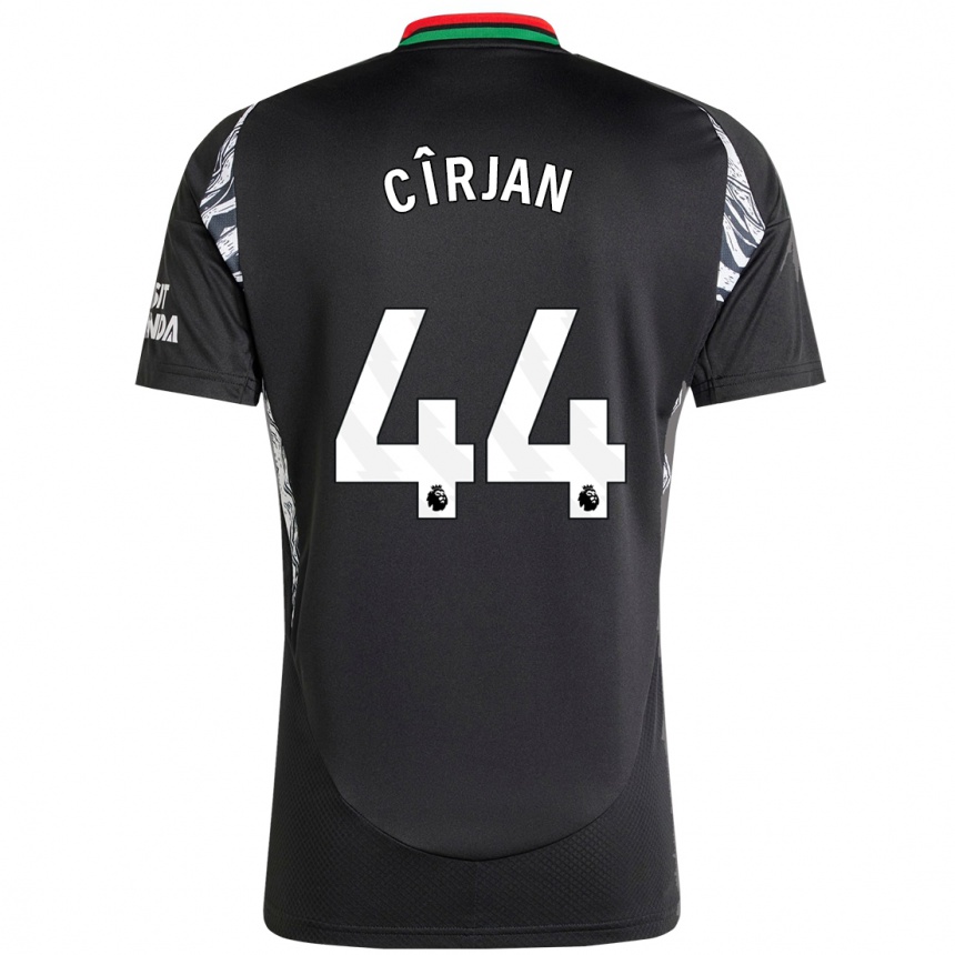 Kids Football Catalin Cîrjan #44 Black Away Jersey 2024/25 T-Shirt Australia