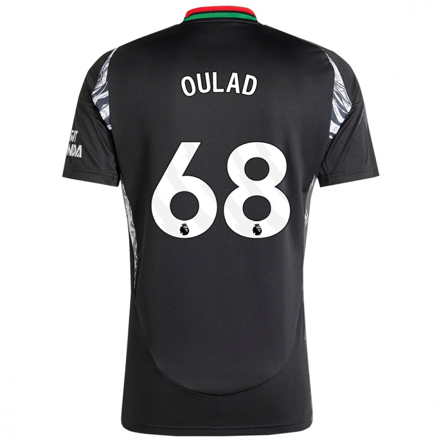 Kids Football Salah-Eddine Oulad M'hand #68 Black Away Jersey 2024/25 T-Shirt Australia