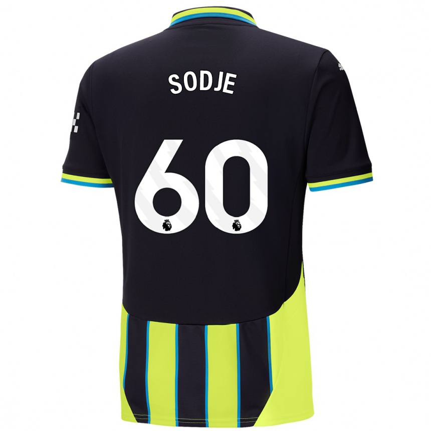 Kids Football Tai Sodje #60 Blue Yellow Away Jersey 2024/25 T-Shirt Australia