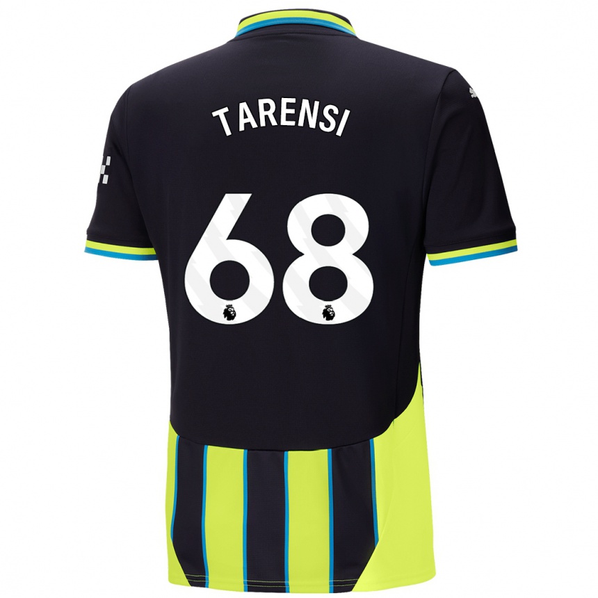 Kids Football Oscar Tarensi #68 Blue Yellow Away Jersey 2024/25 T-Shirt Australia