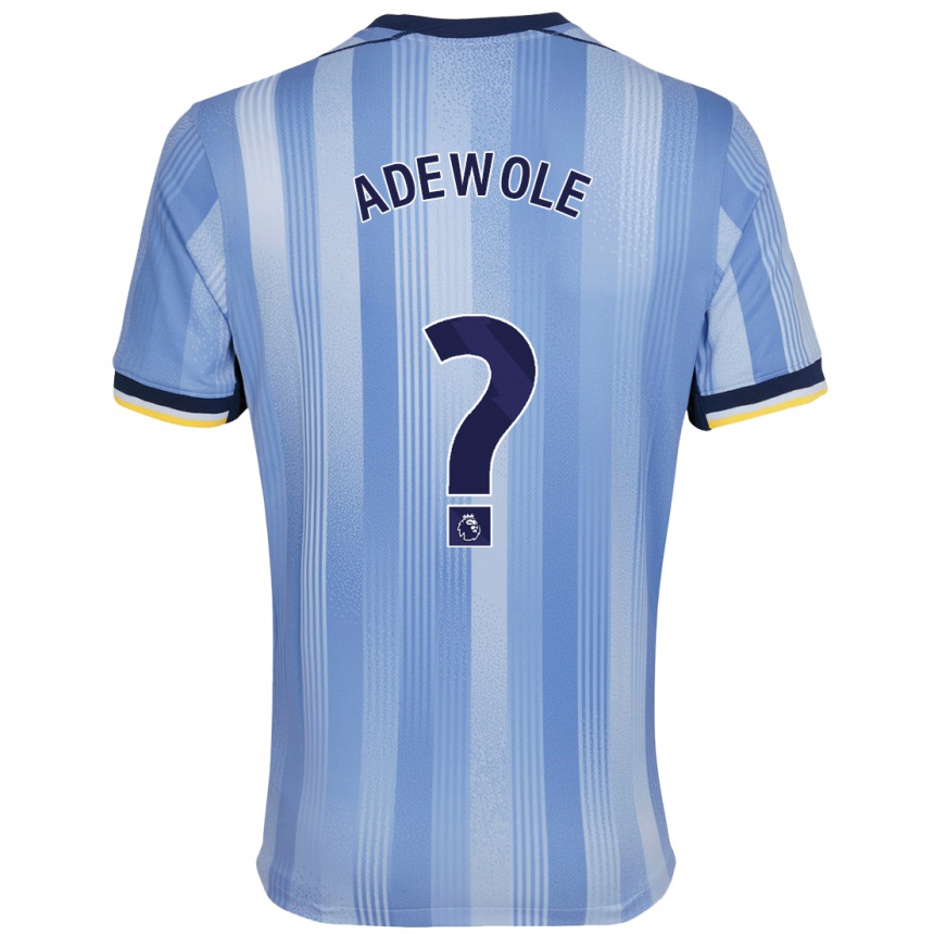 Kids Football Miracle Adewole #0 Light Blue Away Jersey 2024/25 T-Shirt Australia