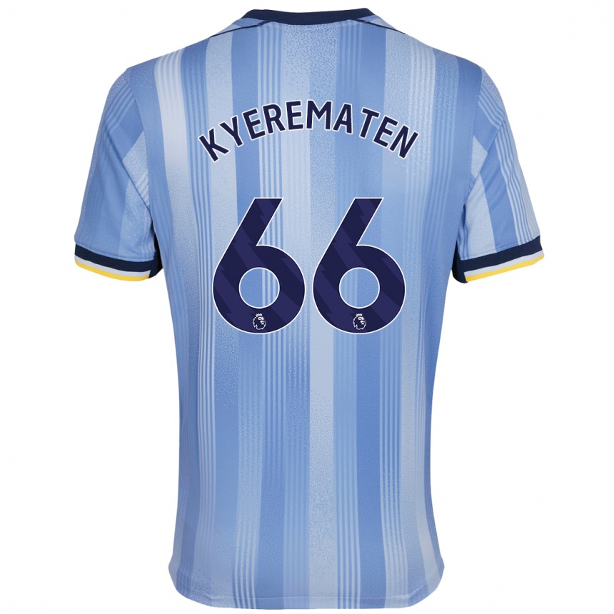 Kids Football Rio Kyerematen #66 Light Blue Away Jersey 2024/25 T-Shirt Australia