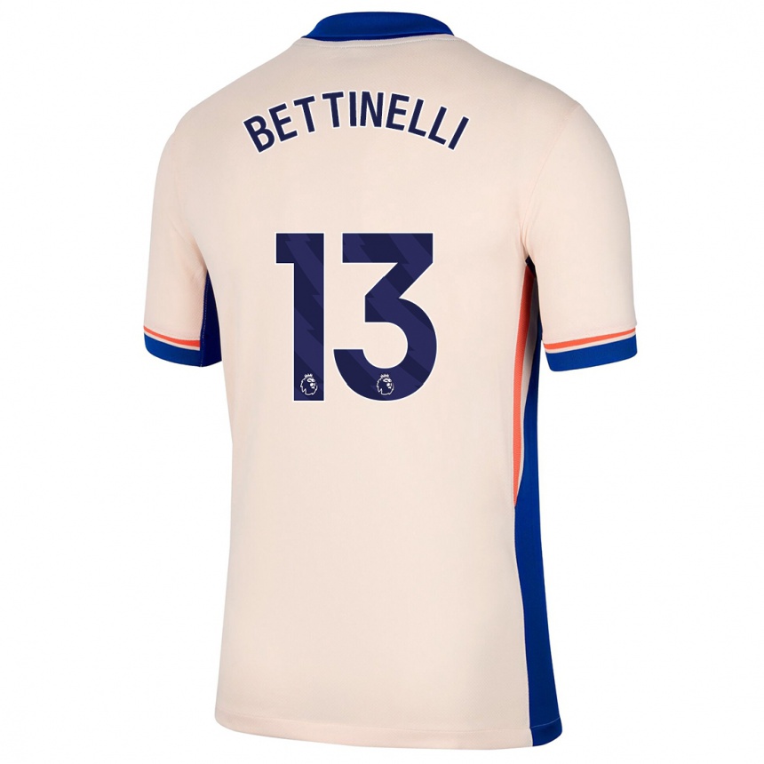 Kids Football Marcus Bettinelli #13 Light Beige Away Jersey 2024/25 T-Shirt Australia