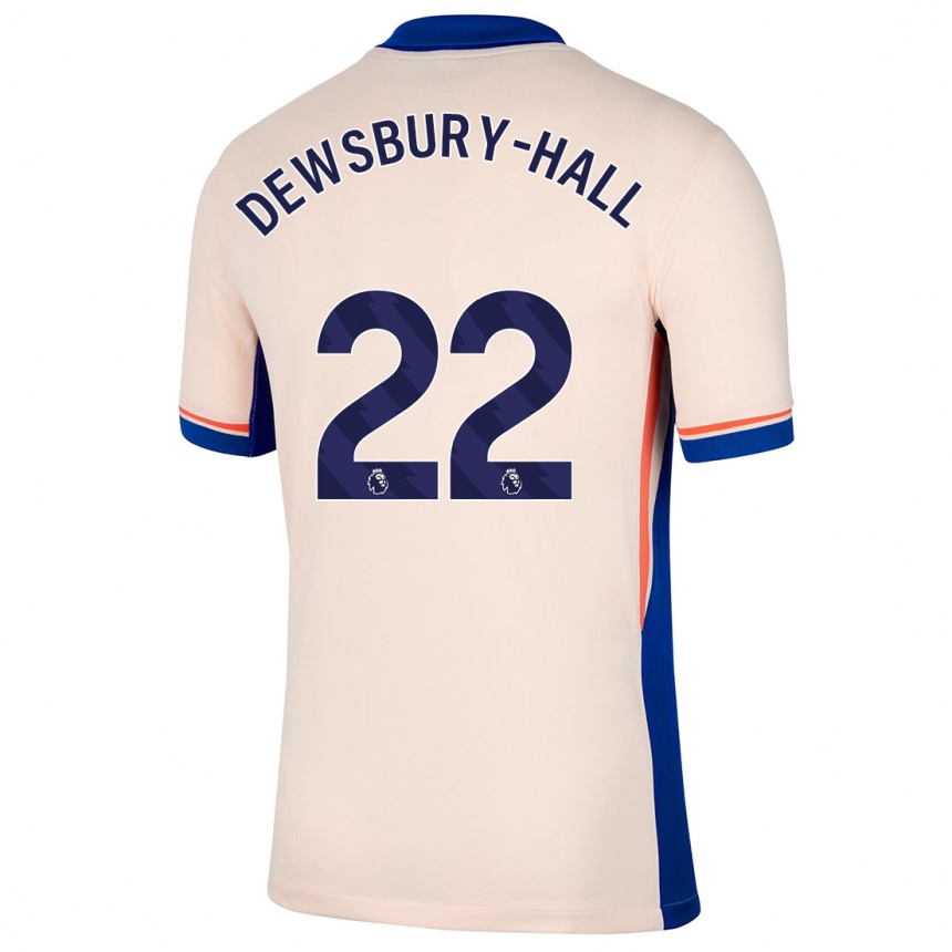 Kids Football Kiernan Dewsbury-Hall #22 Light Beige Away Jersey 2024/25 T-Shirt Australia