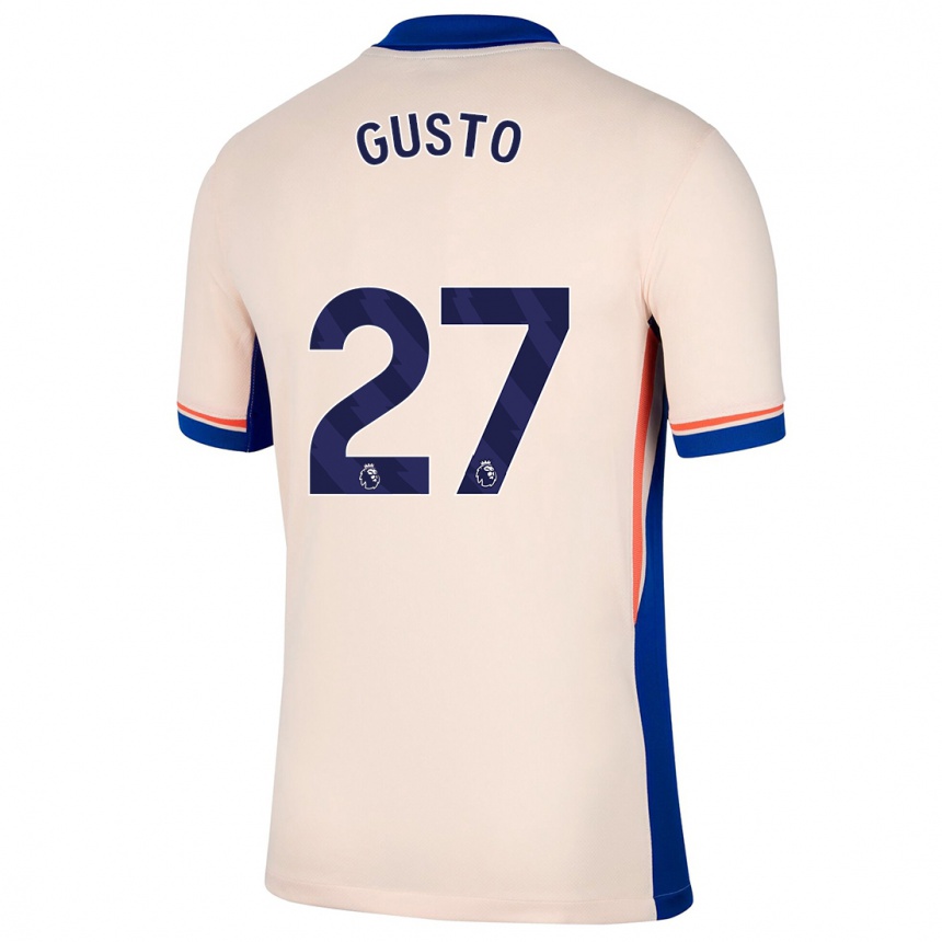 Kids Football Malo Gusto #27 Light Beige Away Jersey 2024/25 T-Shirt Australia