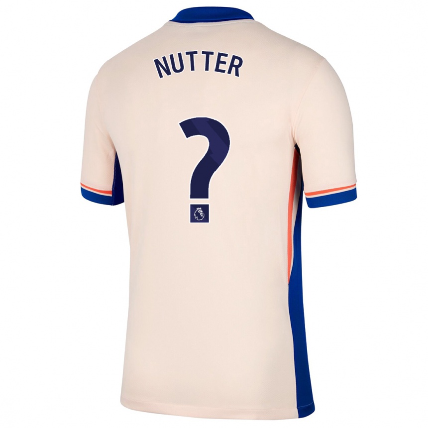 Kids Football Walter Nutter #0 Light Beige Away Jersey 2024/25 T-Shirt Australia