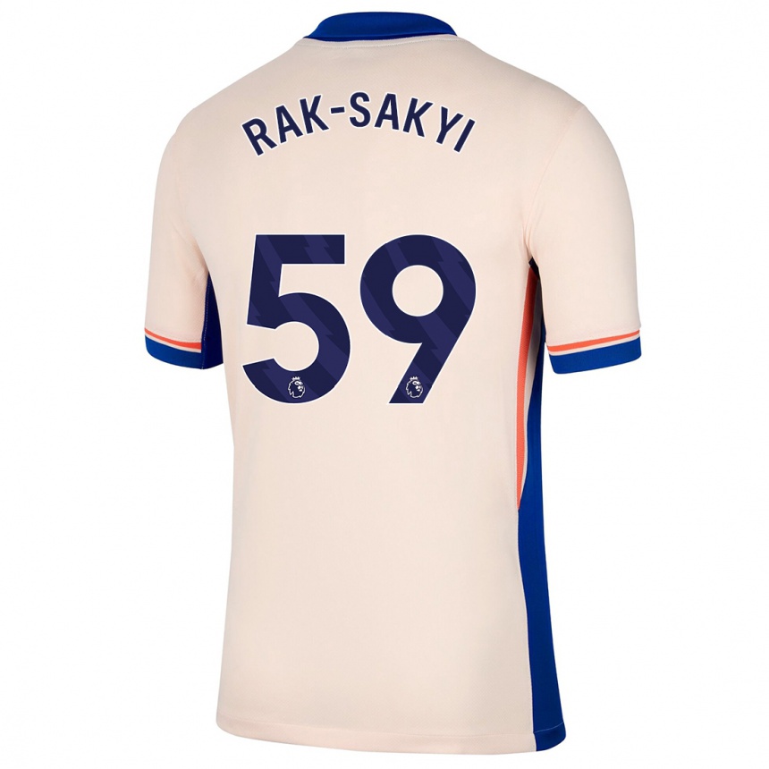 Kids Football Sam Rak-Sakyi #59 Light Beige Away Jersey 2024/25 T-Shirt Australia