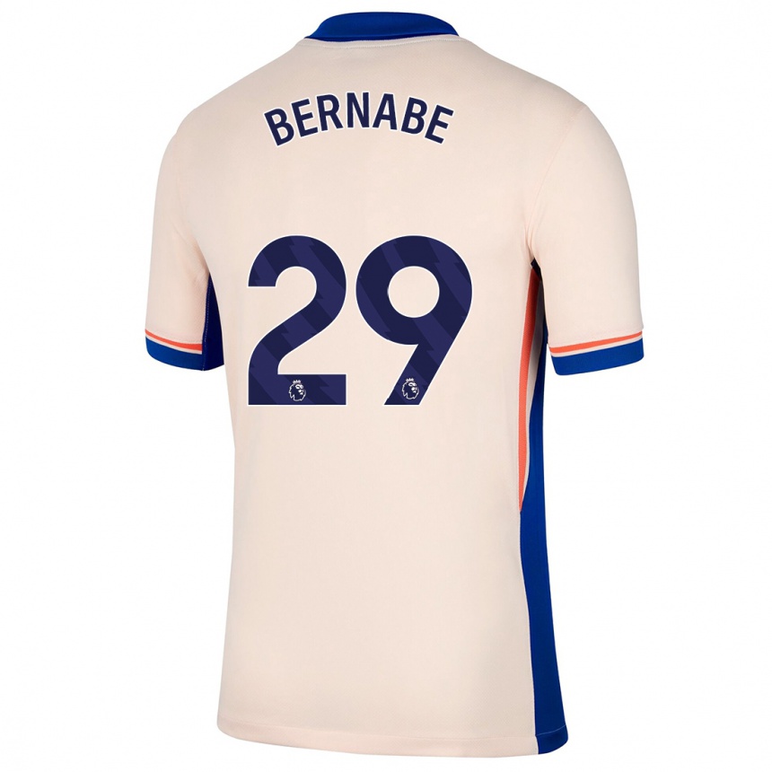 Kids Football Alejandra Bernabé #29 Light Beige Away Jersey 2024/25 T-Shirt Australia