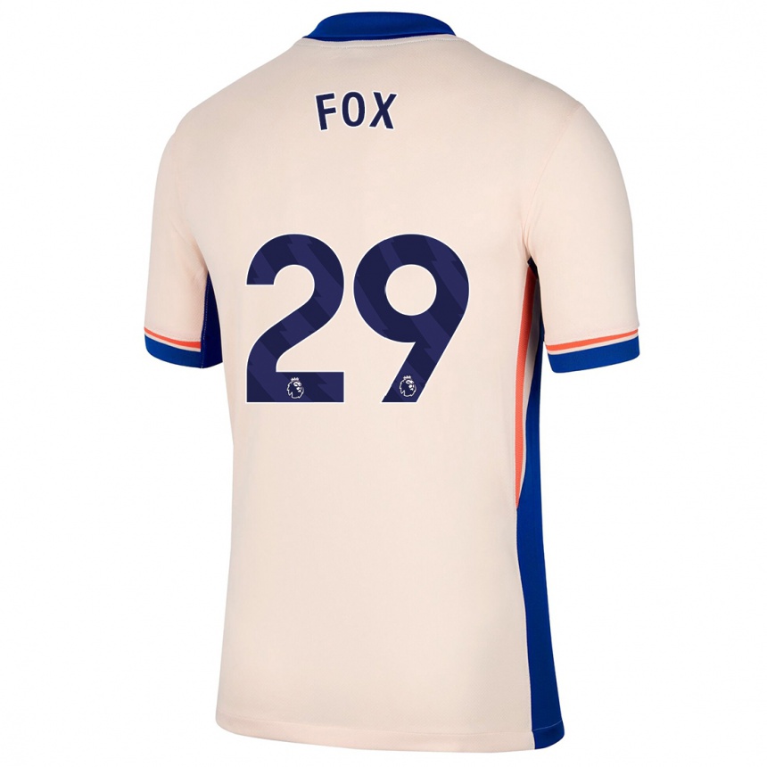 Kids Football Jorja Fox #29 Light Beige Away Jersey 2024/25 T-Shirt Australia