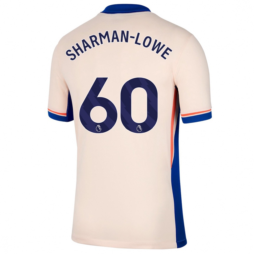 Kids Football Teddy Sharman-Lowe #60 Light Beige Away Jersey 2024/25 T-Shirt Australia