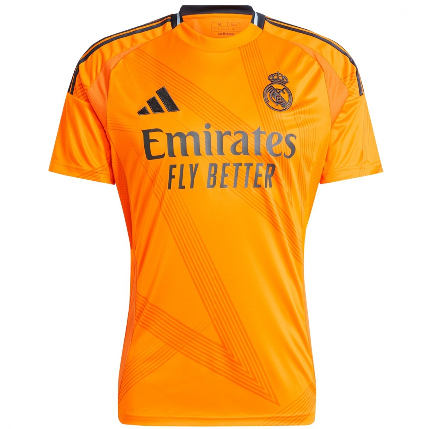 Kids Football Karim Benzema #9 Orange Away Jersey 2024/25 T-Shirt Australia