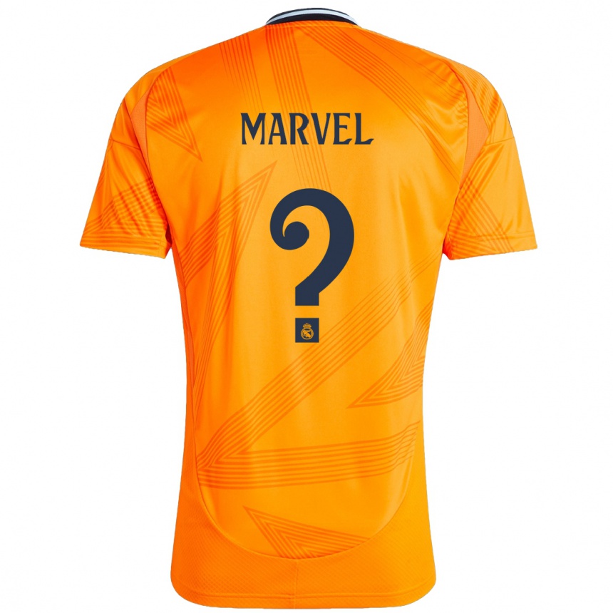 Kids Football Marvel #0 Orange Away Jersey 2024/25 T-Shirt Australia