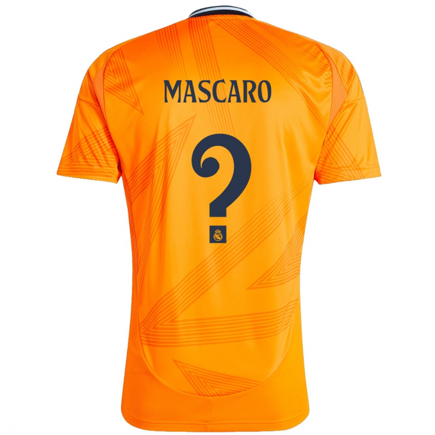 Kids Football Joan Mascaro #0 Orange Away Jersey 2024/25 T-Shirt Australia