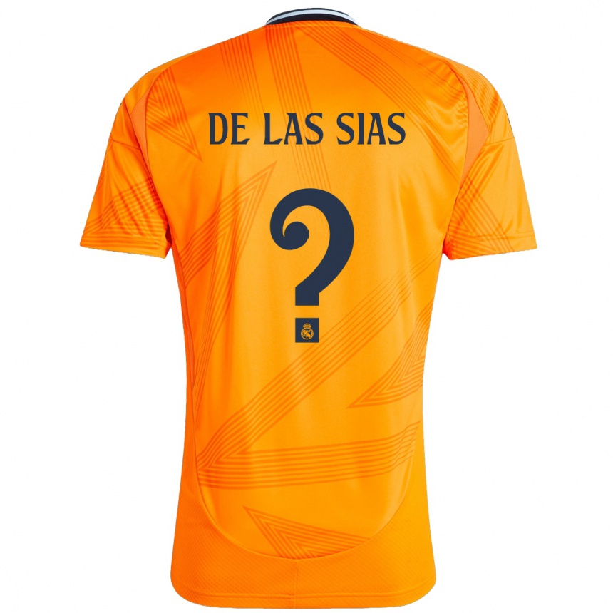 Kids Football Marcos De Las Sias #0 Orange Away Jersey 2024/25 T-Shirt Australia