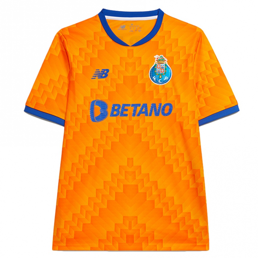 Kids Football Rodrigo Fernandes #62 Orange Away Jersey 2024/25 T-Shirt Australia