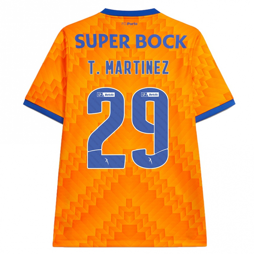 Kids Football Toni Martínez #29 Orange Away Jersey 2024/25 T-Shirt Australia