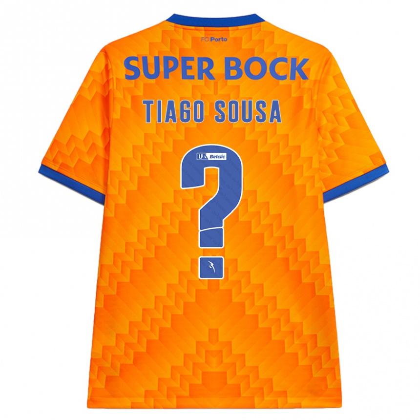 Kids Football Tiago Sousa #0 Orange Away Jersey 2024/25 T-Shirt Australia