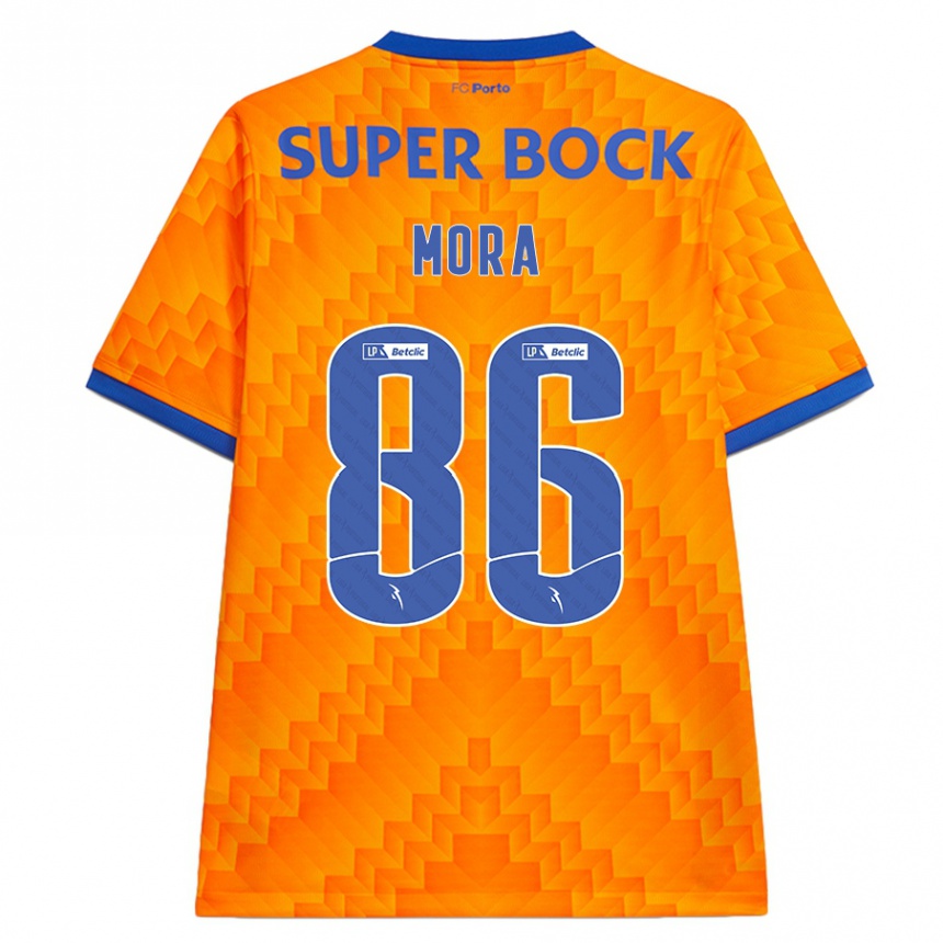 Kids Football Rodrigo Mora #86 Orange Away Jersey 2024/25 T-Shirt Australia