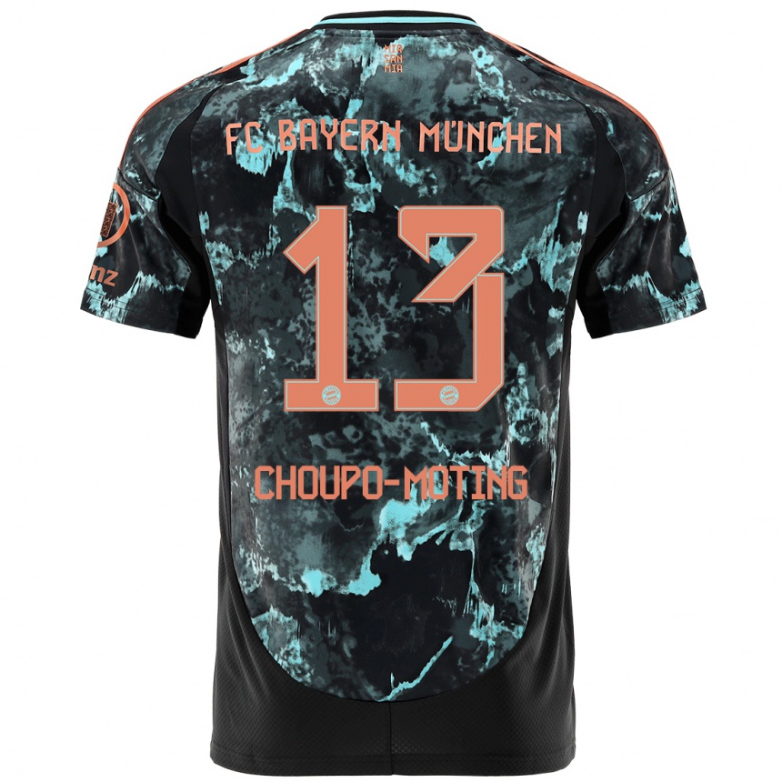 Kids Football Eric Maxim Choupo-Moting #13 Black Away Jersey 2024/25 T-Shirt Australia