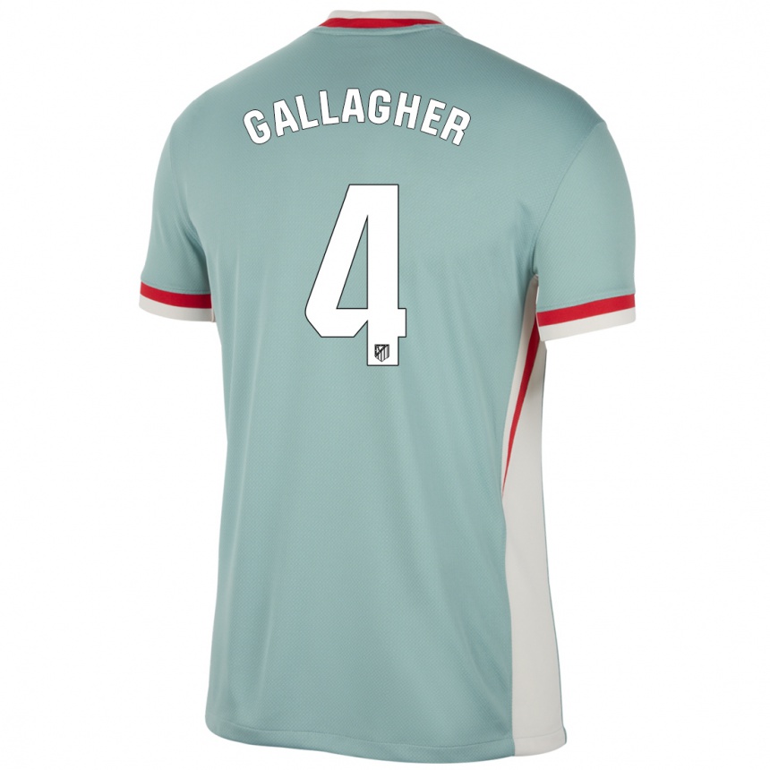 Kids Football Conor Gallagher #4 Light Beige Blue Away Jersey 2024/25 T-Shirt Australia