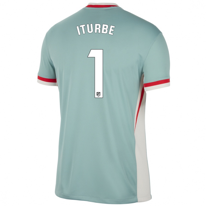 Kids Football Alejandro Iturbe #1 Light Beige Blue Away Jersey 2024/25 T-Shirt Australia