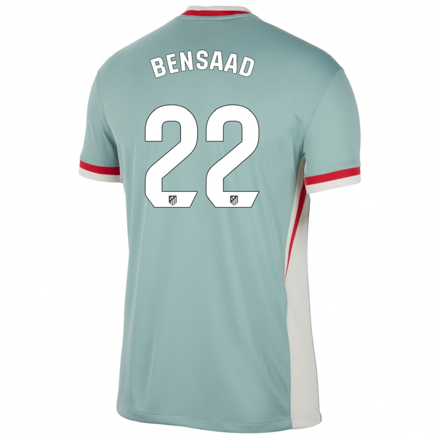 Kids Football Adnane Bensaad #22 Light Beige Blue Away Jersey 2024/25 T-Shirt Australia