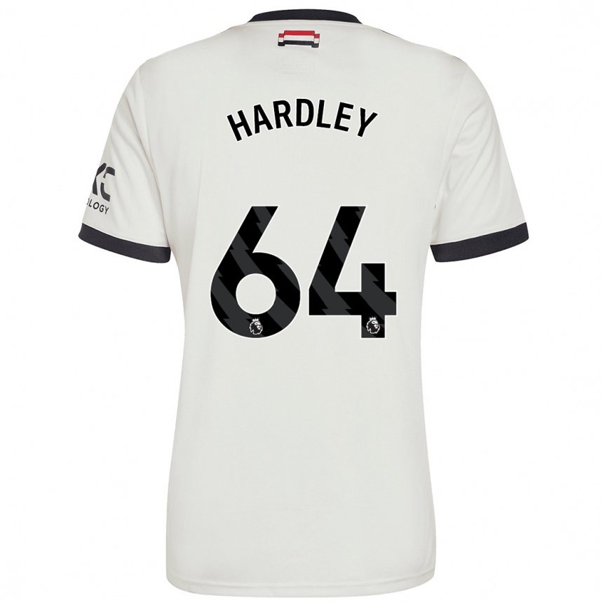 Kids Football Bjorn Hardley #64 Off White Third Jersey 2024/25 T-Shirt Australia