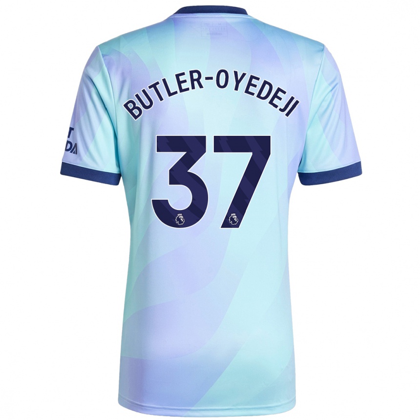 Kids Football Nathan Butler-Oyedeji #37 Aqua Third Jersey 2024/25 T-Shirt Australia