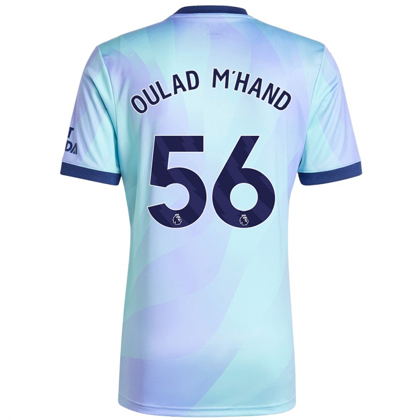 Kids Football Salah-Eddine Oulad M'hand #56 Aqua Third Jersey 2024/25 T-Shirt Australia