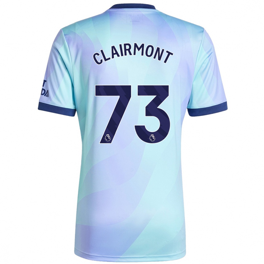 Kids Football Reece Clairmont #73 Aqua Third Jersey 2024/25 T-Shirt Australia