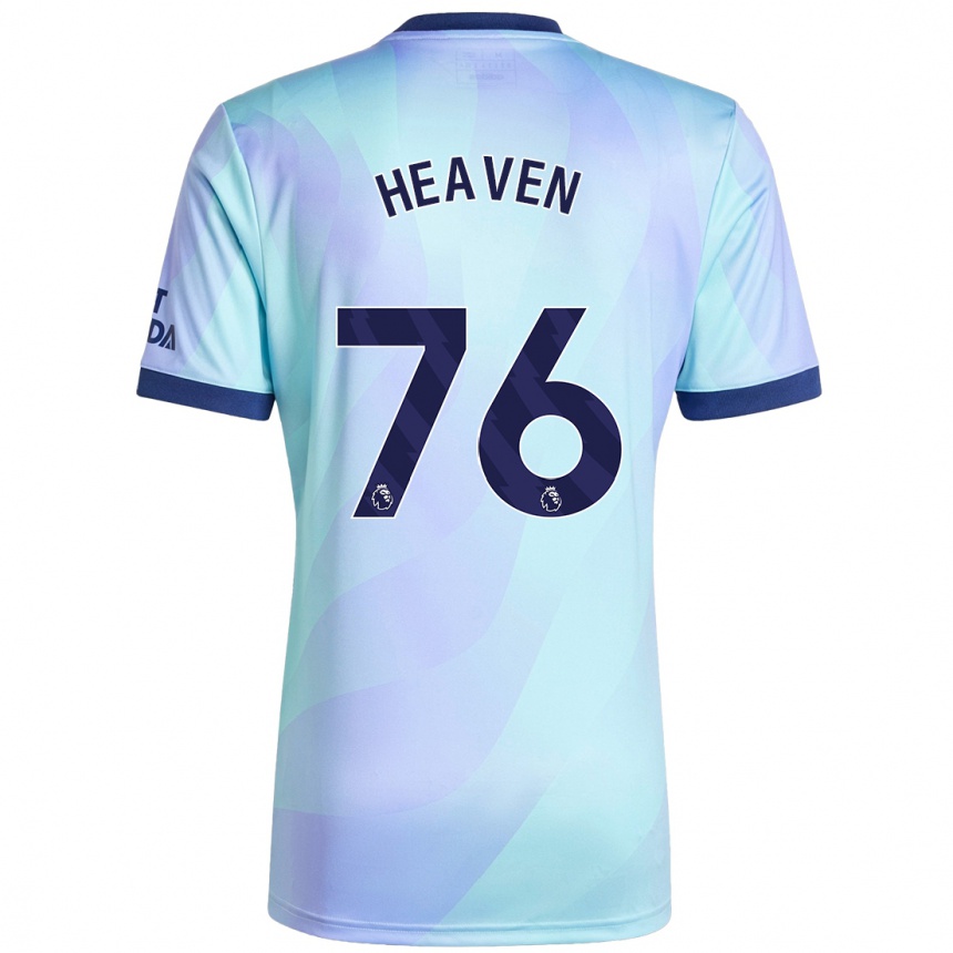 Kids Football Ayden Heaven #76 Aqua Third Jersey 2024/25 T-Shirt Australia