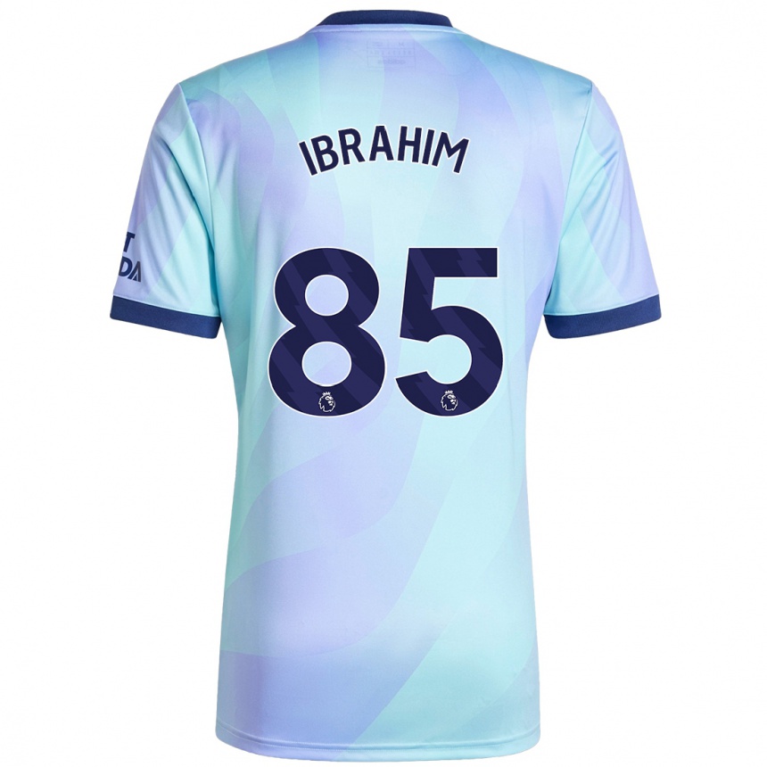 Kids Football Ife Ibrahim #85 Aqua Third Jersey 2024/25 T-Shirt Australia